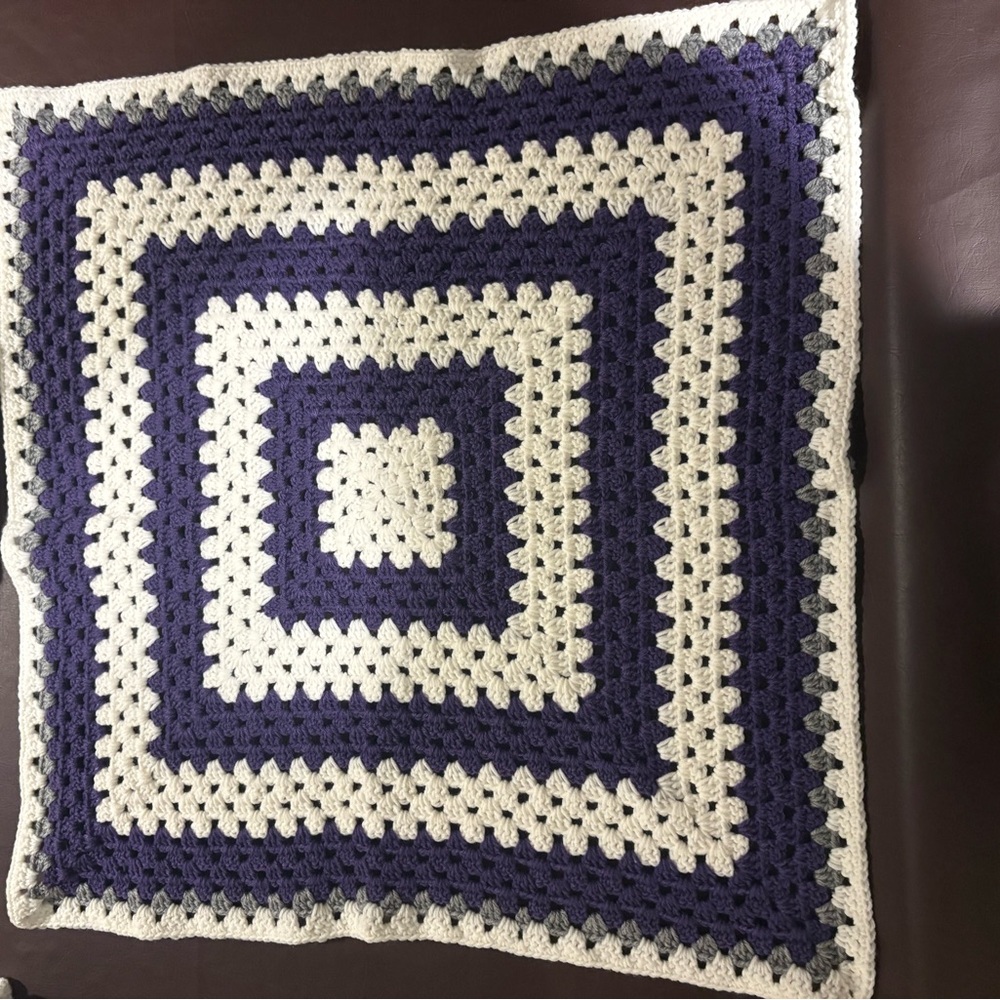 💥Buy Two Get 1 Free💥 Handmade Crochet Baby Blanket Car Seat or Stroller